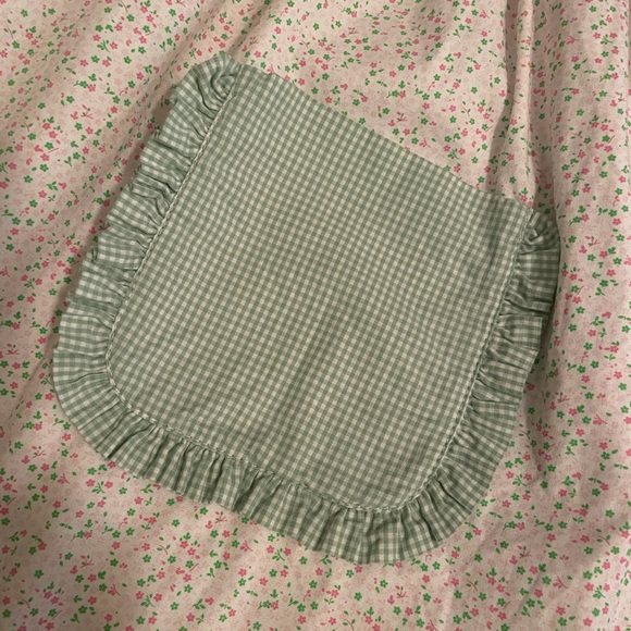 Boutique brand, James and Lottie Floral & Gingham Sleeveless Dress-Exc cond-Sz 6 - Picture 3 of 11